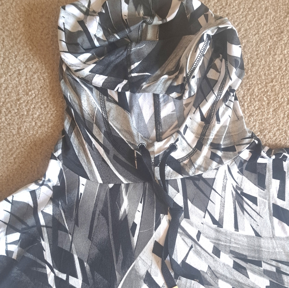 LARGE JONES NEW YORK OVERSIZED HOODIE TOP - Picture 2 of 7